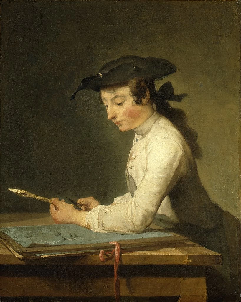 Jean Siméon Chardin - Il disegnatore, Gemäldegalerie der Staatlichen Museen zu Berlin